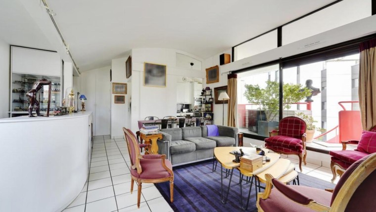 DUPLEX PARIS 17ème immeuble contemporain 4 chambres 2 parking sous-sol et terrasses