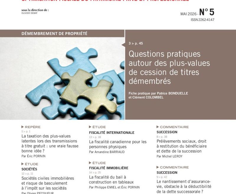 Démembrement de propriété : 3 questions pratiques autour des plus-values de cession de titres démembrés