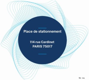 Place de stationnement - 114 rue Cardinet - PARIS 17 - parking couvert, ascenseur