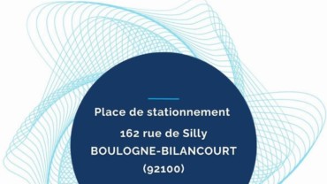 Place de stationnement – BOULOGNE-BILANCOURT – parking couvert, ascenseur