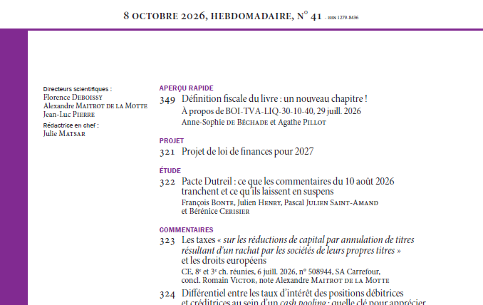 Pacte Dutreil : ce que les commentaires du 10 août 2026 tranchent et ce qu&rsquo;ils laissent en suspens